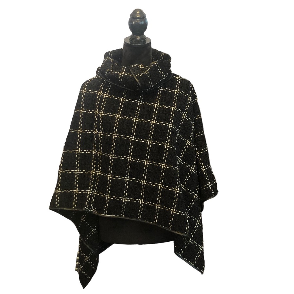 A&O International Black Checked Wrap size S/M - Picture 10 of 14